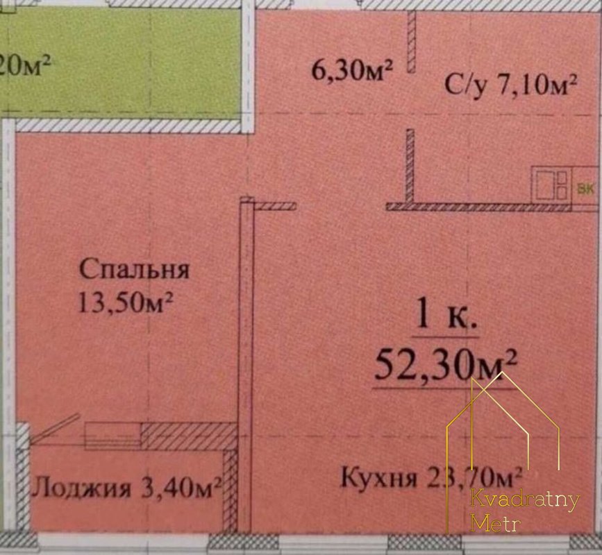 2-ком квартира в ЖК «Альтаир 3»! 54 м²! 13-й этаж! Таирово! — фото 1