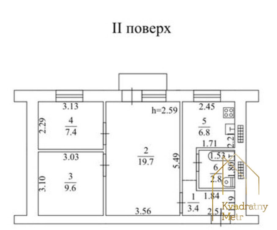 3-комн квартира на Болгарской! Под ремонт! СРОЧНАЯ ПРОДАЖА! — photo 13