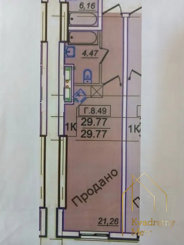 АРКАДИЯ! Студия в ЖК Родос! Средний этаж! — zdjęcie 3